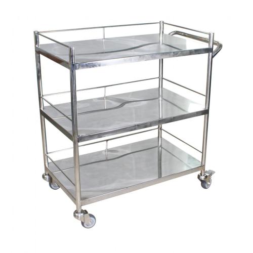 Instrument Cart Stainless Steel Hospital Cart For Sale Factory