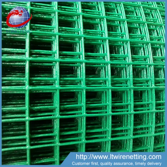 vinyl coated welded wire mesh fence panels in 6 guage for bird cage