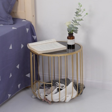 Creative Simple Nordic Wrought Iron Small Coffee & Tea Table for Home Decoration