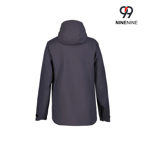 Giacca impermeabile da uomo con cappuccio e patta Storm