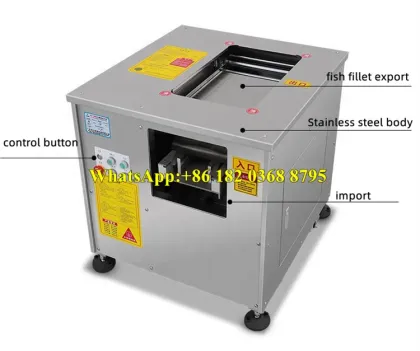 Single/Double Layer Tilapia Filleting Machine for Restaurant Cabbage Boiled Fish Slicer Hot Pot Use