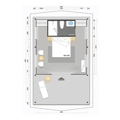 Outdoor Wooden Canvas Hunting Tent