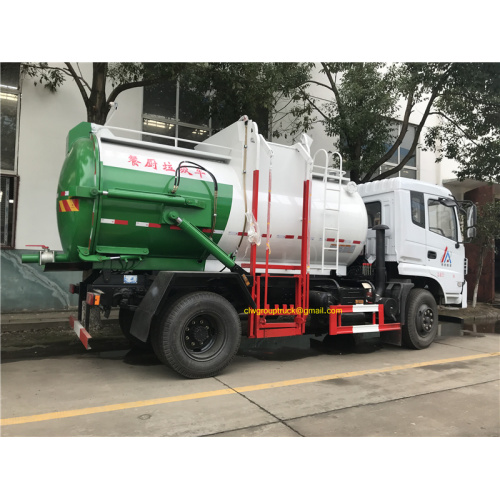 Camion à ordures de collecte des eaux grasses de cuisine de Dongfeng