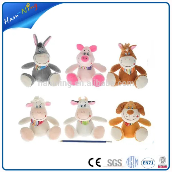 15cm gift items custom plush squeaky pet toy for children                        
                                                                                Supplier's Choice
