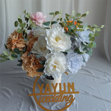 YC 3237 Royal Silk Peony Artificial Flowers for Wedding & Event Decor
