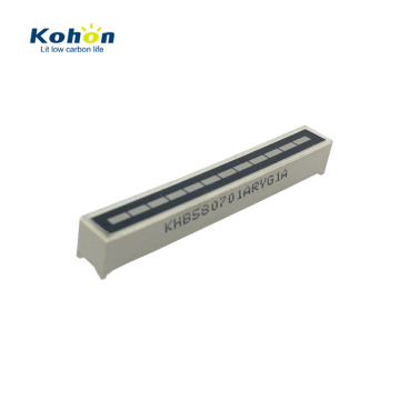 High Power 12 Segment RYG Common Anode LED Display Light Bar Graph