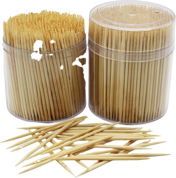 MontoPack Bamboo Wooden Toothpicks 500X2
