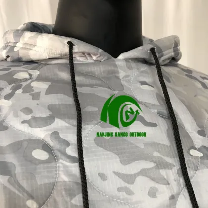 Men's New Cheap White Alpine Camo Hoodie Jacket