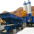 HZS25 advanced small capacity concrete batching plant Europe