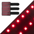 Luz de terapia de LED acessível para correia infravermelha vermelha