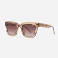 Square facade Acetate Unisex Sunglasses