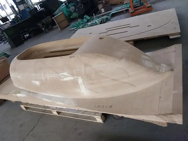 What resin is used for fiberglass molds?