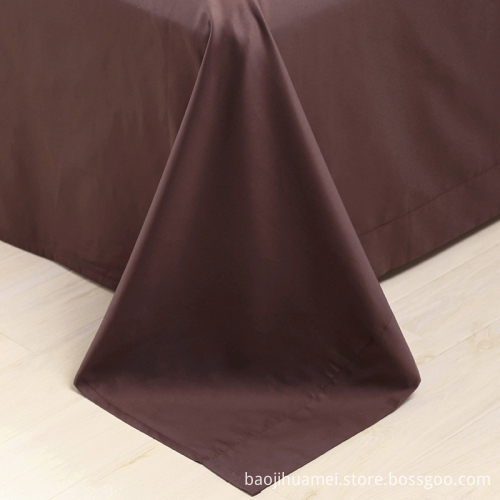 Coffee 4 PCS 100% Egyptian Cotton Bedding Sets