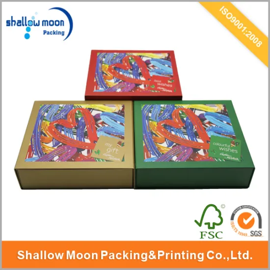 3 color food gift packaging paper box