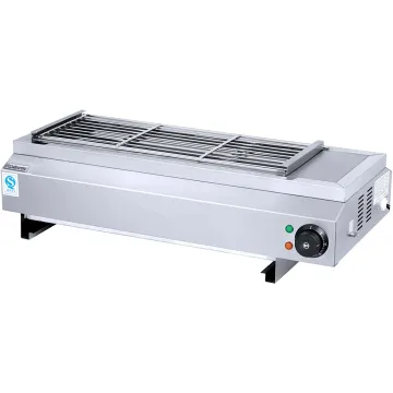 Professional Commercial Table Top Stainless Steel Electric Barbecue Grill