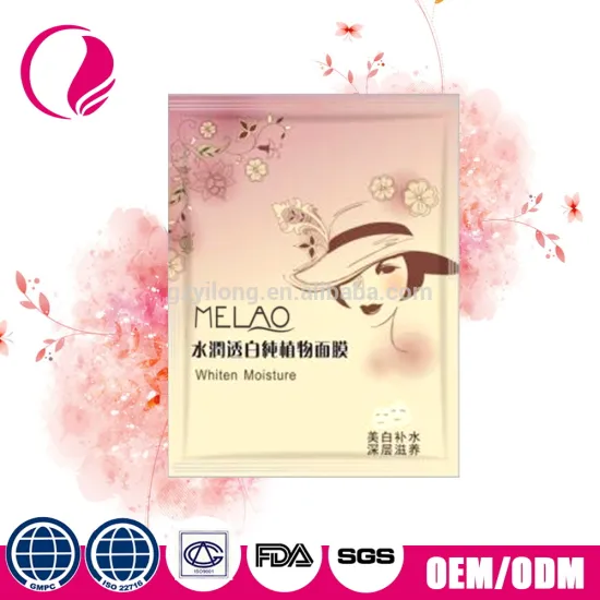 Homemade whitening facial mask 100% natural essence