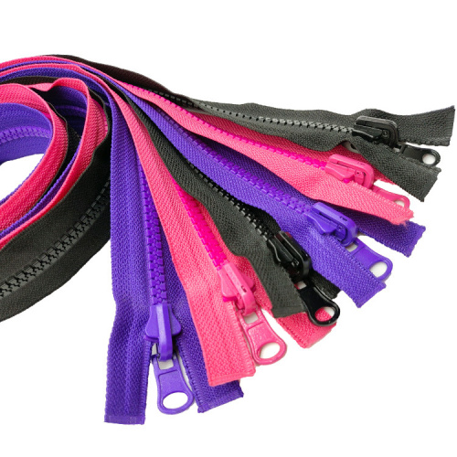 Plastic Zipper Resin Derlin Reversible Zipper