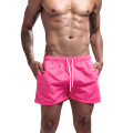 Shorts clássicos rosa masculinos suportam logotipo personalizado