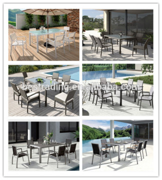 new design comfortable garden furniture dining set