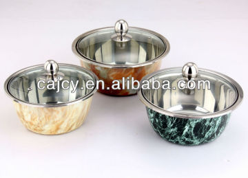 Multi-Purpose Stainles Steel Bowl with Glass Lid