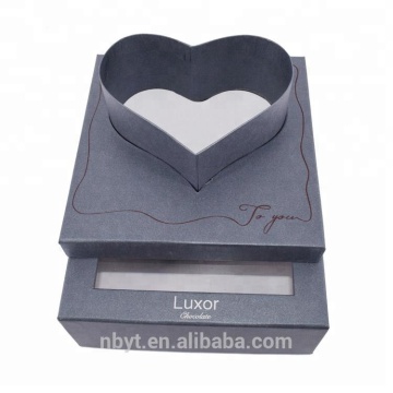 Affordable & High-Quality Customizable Love Theme Window Art Box: Transparent, Foldable, Clamshell Design with Multi-Color Printing