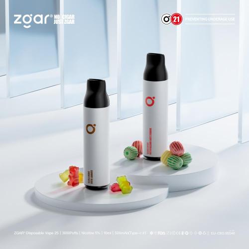 Vape de cigarettes électroniques Zgar 3000puffs