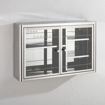 Wholesale Glass and Stainless Steel Kitchen Wall Cabinets