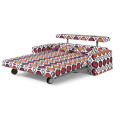 Metal Fabric Folding Sleeper Futon Sofa Bed