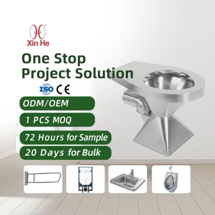 Compact RV Toilet – Stainless Steel Camper Toilet