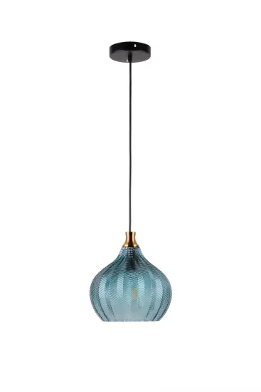 Blue Color design modern Glass Chandelier