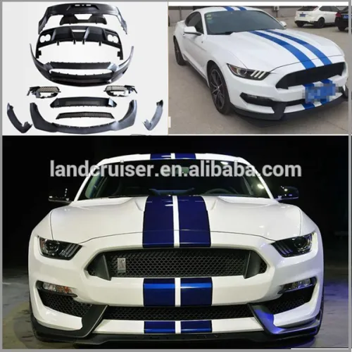 Ford Mustang Gt350 Shelby Body Kit 2016 Pp Material Car Bumper, High Quality Ford Mustang