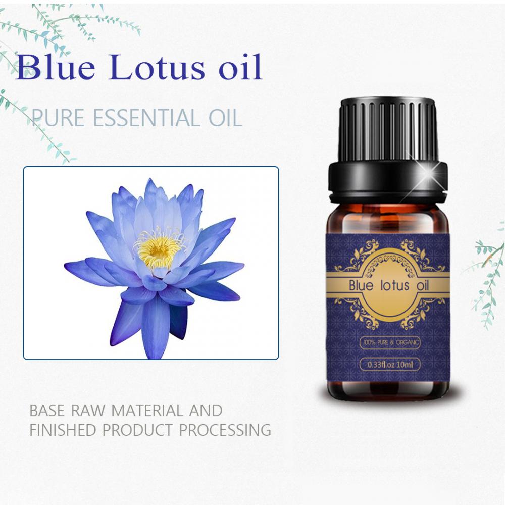 Body massage natural blue lotus oil for diffuser