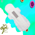 Katun Organik Bernapas Abu-abu Chip Sanitary Pads