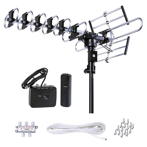 Outdoor HD รีโมทควบคุมการหมุนของ Yagi TV เสาอากาศ