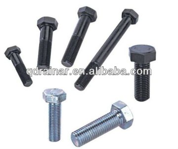 DIN 933 full and half thread bolt with nut