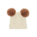 Children POMPOM Winter Warm Knit Hat with Lining