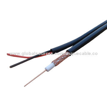 RG59 coaxial cable, 75 Ohms, used camera to DVR