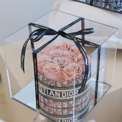 Forever Roses: Real Preserved Rose Gift Box - Romantic Valentines Gifts