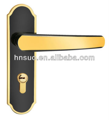 high quality rust proof black main gate lock