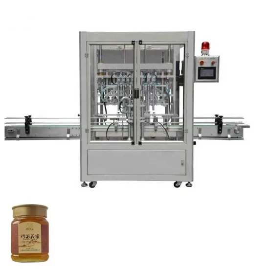 Natural Honey Pet Jars Filling, Capping, and Labeling Machine Line