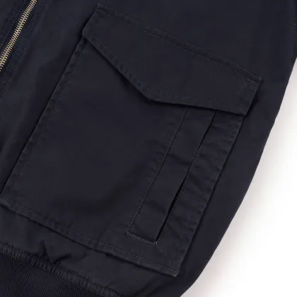 Custom Winter Thick Blue Men's Padded Jacket