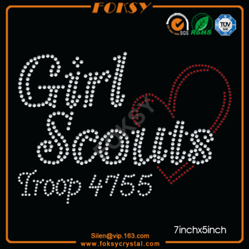 Girl Scouts rhinestone t shirt transfers