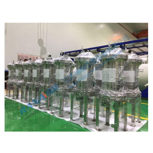 Équipement de réservoir en acier anticorrosif doublé de feuille de fluororessine