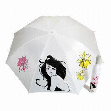 Bottle Umbrella, Foldable Manual Open and Easy to Carry, Customized Logo Welcomed