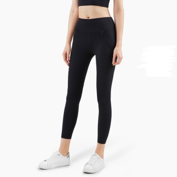 Pantalons de ioga de cintura alta de fitness per a dona amb butxaques