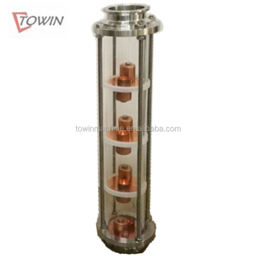 Pulgada accesorios de destilador de alcohol de placa de cobre rojo