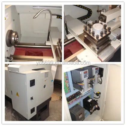 CK6150A Metal CNC Lathe with Live Tooling