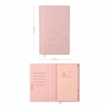 Custom Foiled Deboss PU Leather A4/A5/A6/A7 Journal Cover with Magnetic Closure