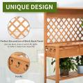 48'' Garden Wooden Potting Bench Table