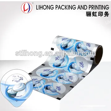 Aluminum Plastic Yogurt Cup Lidding film